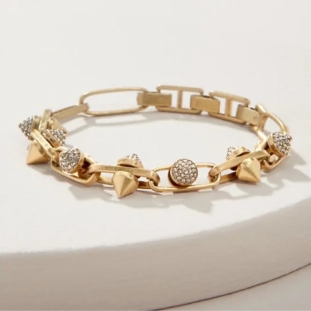 Stella & Dot Gold and Silver Starry Link Bracelet